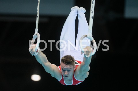  10.04.2019 SZCZECIN<br />
8. MISTRZOSTWA EUROPY W GIMNASTYCE SPORTOWEJ KOBIET I MEZCZYZN<br />
DZIEN 1 - KWALIFIKACJE MEZCZYZN<br />
8th European Championships in Artistic Gymnastics<br />
Day 1 - Men Qualifications<br />
N/Z CHRISTIAN BAUMANN<br />
 