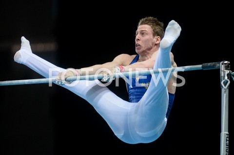  10.04.2019 SZCZECIN<br />
8. MISTRZOSTWA EUROPY W GIMNASTYCE SPORTOWEJ KOBIET I MEZCZYZN<br />
DZIEN 1 - KWALIFIKACJE MEZCZYZN<br />
8th European Championships in Artistic Gymnastics<br />
Day 1 - Men Qualifications<br />
N/Z CHRISTOPHER SOOS<br />
 