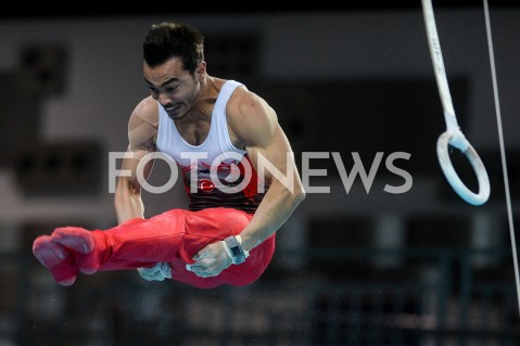  10.04.2019 SZCZECIN<br />
8. MISTRZOSTWA EUROPY W GIMNASTYCE SPORTOWEJ KOBIET I MEZCZYZN<br />
DZIEN 1 - KWALIFIKACJE MEZCZYZN<br />
8th European Championships in Artistic Gymnastics<br />
Day 1 - Men Qualifications<br />
N/Z FERHAT ARICAN<br />
 