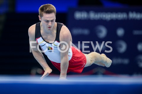  10.04.2019 SZCZECIN<br />
8. MISTRZOSTWA EUROPY W GIMNASTYCE SPORTOWEJ KOBIET I MEZCZYZN<br />
DZIEN 1 - KWALIFIKACJE MEZCZYZN<br />
8th European Championships in Artistic Gymnastics<br />
Day 1 - Men Qualifications<br />
N/Z JIMMY VERBAEYS<br />
 