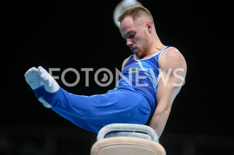  10.04.2019 SZCZECIN<br />
8. MISTRZOSTWA EUROPY W GIMNASTYCE SPORTOWEJ KOBIET I MEZCZYZN<br />
DZIEN 1 - KWALIFIKACJE MEZCZYZN<br />
8th European Championships in Artistic Gymnastics<br />
Day 1 - Men Qualifications<br />
N/Z OLEG VERNIAIEV<br />
 