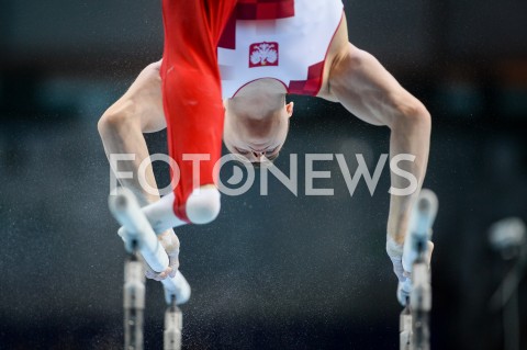  10.04.2019 SZCZECIN<br />
8. MISTRZOSTWA EUROPY W GIMNASTYCE SPORTOWEJ KOBIET I MEZCZYZN<br />
DZIEN 1 - KWALIFIKACJE MEZCZYZN<br />
8th European Championships in Artistic Gymnastics<br />
Day 1 - Men Qualifications<br />
N/Z PAWEL KASKOW<br />
 