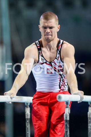  10.04.2019 SZCZECIN<br />
8. MISTRZOSTWA EUROPY W GIMNASTYCE SPORTOWEJ KOBIET I MEZCZYZN<br />
DZIEN 1 - KWALIFIKACJE MEZCZYZN<br />
8th European Championships in Artistic Gymnastics<br />
Day 1 - Men Qualifications<br />
N/Z FILIP SASNAL<br />
 