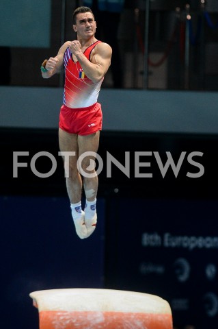  10.04.2019 SZCZECIN<br />
8. MISTRZOSTWA EUROPY W GIMNASTYCE SPORTOWEJ KOBIET I MEZCZYZN<br />
DZIEN 1 - KWALIFIKACJE MEZCZYZN<br />
8th European Championships in Artistic Gymnastics<br />
Day 1 - Men Qualifications<br />
N/Z MARIAN DRAGULESCU<br />
 