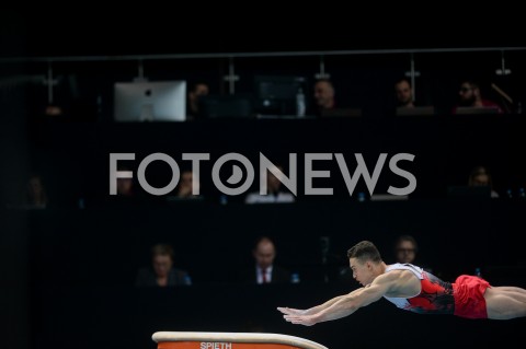  10.04.2019 SZCZECIN<br />
8. MISTRZOSTWA EUROPY W GIMNASTYCE SPORTOWEJ KOBIET I MEZCZYZN<br />
DZIEN 1 - KWALIFIKACJE MEZCZYZN<br />
8th European Championships in Artistic Gymnastics<br />
Day 1 - Men Qualifications<br />
N/Z AHMET ONDER<br />
 