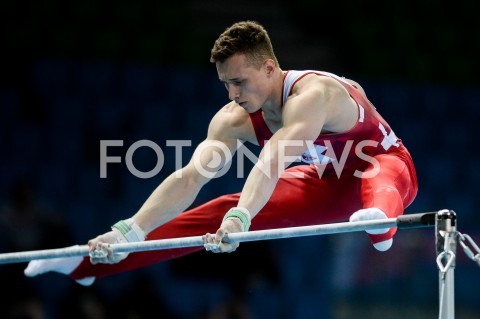  10.04.2019 SZCZECIN<br />
8. MISTRZOSTWA EUROPY W GIMNASTYCE SPORTOWEJ KOBIET I MEZCZYZN<br />
DZIEN 1 - KWALIFIKACJE MEZCZYZN<br />
8th European Championships in Artistic Gymnastics<br />
Day 1 - Men Qualifications<br />
N/Z PAWEL KASKOW<br />
 