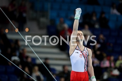  10.04.2019 SZCZECIN<br />
8. MISTRZOSTWA EUROPY W GIMNASTYCE SPORTOWEJ KOBIET I MEZCZYZN<br />
DZIEN 1 - KWALIFIKACJE MEZCZYZN<br />
8th European Championships in Artistic Gymnastics<br />
Day 1 - Men Qualifications<br />
N/Z FILIP SASNAL<br />
 