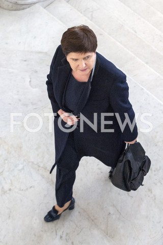  12.04.2019 WARSZAWA SEJM<br />POSIEDZENIE SEJMU<br />N/Z BEATA SZYDLO<br /> 