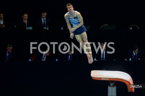  12.04.2019 SZCZECIN<br />
8. MISTRZOSTWA EUROPY W GIMNASTYCE SPORTOWEJ KOBIET I MEZCZYZN<br />
DZIEN 3 - FINAL WIELOBOJU MEZCZYZN<br />
8th European Championships in Artistic Gymnastics<br />
Day 3 - Men's All Around Final<br />
N/Z ELIAS KOSKI (FIN)<br />
 