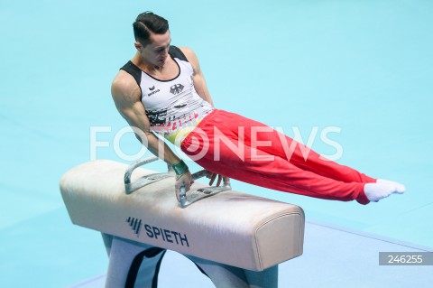  12.04.2019 SZCZECIN<br />
8. MISTRZOSTWA EUROPY W GIMNASTYCE SPORTOWEJ KOBIET I MEZCZYZN<br />
DZIEN 3 - FINAL WIELOBOJU MEZCZYZN<br />
8th European Championships in Artistic Gymnastics<br />
Day 3 - Men's All Around Final<br />
N/Z ANDREAS TOBA (GER)<br />
 