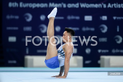  12.04.2019 SZCZECIN<br />
8. MISTRZOSTWA EUROPY W GIMNASTYCE SPORTOWEJ KOBIET I MEZCZYZN<br />
DZIEN 3 - FINAL WIELOBOJU MEZCZYZN<br />
8th European Championships in Artistic Gymnastics<br />
Day 3 - Men's All Around Final<br />
N/Z MARIOS GEORGIOU (CYP)<br />
 