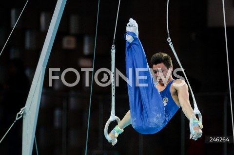  12.04.2019 SZCZECIN<br />
8. MISTRZOSTWA EUROPY W GIMNASTYCE SPORTOWEJ KOBIET I MEZCZYZN<br />
DZIEN 3 - FINAL WIELOBOJU MEZCZYZN<br />
8th European Championships in Artistic Gymnastics<br />
Day 3 - Men's All Around Final<br />
N/Z NICOLO MOZZATO (ITA)<br />
 