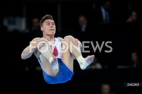  12.04.2019 SZCZECIN<br />
8. MISTRZOSTWA EUROPY W GIMNASTYCE SPORTOWEJ KOBIET I MEZCZYZN<br />
DZIEN 3 - FINAL WIELOBOJU MEZCZYZN<br />
8th European Championships in Artistic Gymnastics<br />
Day 3 - Men's All Around Final<br />
N/Z NIKITA NAGORNYY (RUS)<br />
 