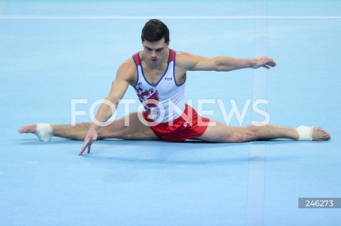  12.04.2019 SZCZECIN<br />
8. MISTRZOSTWA EUROPY W GIMNASTYCE SPORTOWEJ KOBIET I MEZCZYZN<br />
DZIEN 3 - FINAL WIELOBOJU MEZCZYZN<br />
8th European Championships in Artistic Gymnastics<br />
Day 3 - Men's All Around Final<br />
N/Z ARTUR DALALOYAN (RUS)<br />
 