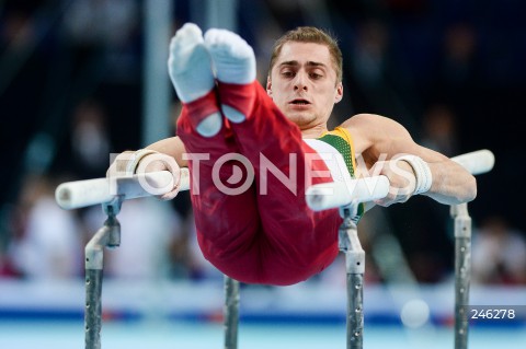  12.04.2019 SZCZECIN<br />
8. MISTRZOSTWA EUROPY W GIMNASTYCE SPORTOWEJ KOBIET I MEZCZYZN<br />
DZIEN 3 - FINAL WIELOBOJU MEZCZYZN<br />
8th European Championships in Artistic Gymnastics<br />
Day 3 - Men's All Around Final<br />
N/Z ROBERT TVOROGAL (LTU)<br />
 