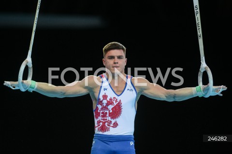  12.04.2019 SZCZECIN<br />
8. MISTRZOSTWA EUROPY W GIMNASTYCE SPORTOWEJ KOBIET I MEZCZYZN<br />
DZIEN 3 - FINAL WIELOBOJU MEZCZYZN<br />
8th European Championships in Artistic Gymnastics<br />
Day 3 - Men's All Around Final<br />
N/Z NIKITA NAGORNYY (RUS)<br />
 