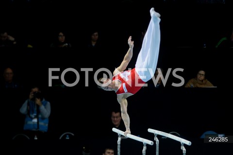  12.04.2019 SZCZECIN<br />
8. MISTRZOSTWA EUROPY W GIMNASTYCE SPORTOWEJ KOBIET I MEZCZYZN<br />
DZIEN 3 - FINAL WIELOBOJU MEZCZYZN<br />
8th European Championships in Artistic Gymnastics<br />
Day 3 - Men's All Around Final<br />
N/Z CHRISTIAN BAUMANN (SUI)<br />
 