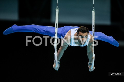  12.04.2019 SZCZECIN<br />
8. MISTRZOSTWA EUROPY W GIMNASTYCE SPORTOWEJ KOBIET I MEZCZYZN<br />
DZIEN 3 - FINAL WIELOBOJU MEZCZYZN<br />
8th European Championships in Artistic Gymnastics<br />
Day 3 - Men's All Around Final<br />
N/Z FERHAT ARICAN (TUR)<br />
 