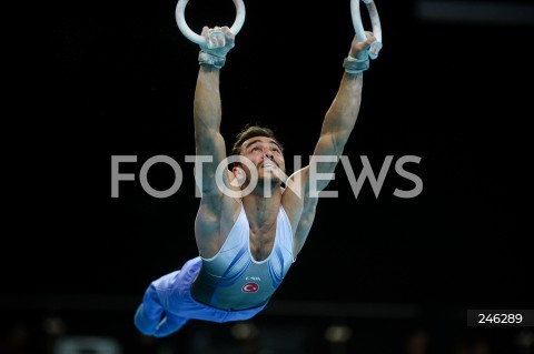  12.04.2019 SZCZECIN<br />
8. MISTRZOSTWA EUROPY W GIMNASTYCE SPORTOWEJ KOBIET I MEZCZYZN<br />
DZIEN 3 - FINAL WIELOBOJU MEZCZYZN<br />
8th European Championships in Artistic Gymnastics<br />
Day 3 - Men's All Around Final<br />
N/Z FERHAT ARICAN (TUR)<br />
 