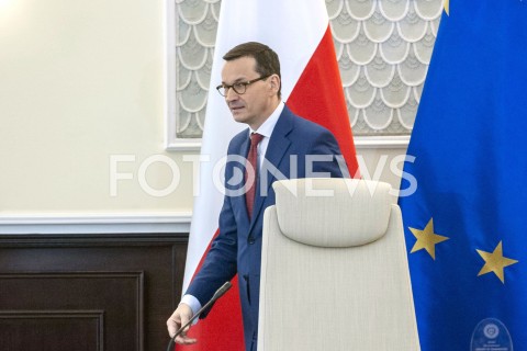  24.04.2019 WARSZAWA<br />
POSIEDZENIE RADY MINISTROW<br />
POSIEDZENIE RZADU<br />
N/Z PREMIER MATEUSZ MORAWIECKI<br />
 
