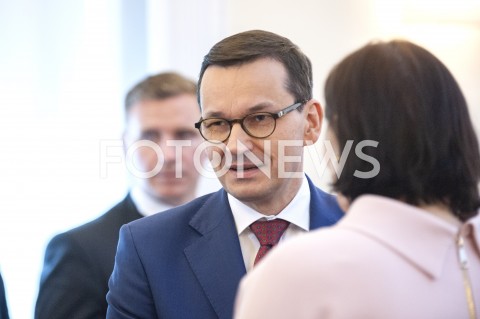  24.04.2019 WARSZAWA<br />
POSIEDZENIE RADY MINISTROW<br />
POSIEDZENIE RZADU<br />
N/Z PREMIER MATEUSZ MORAWIECKI<br />
 