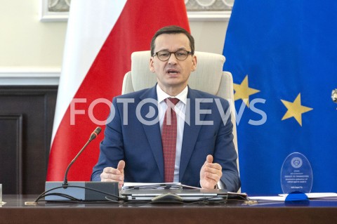  24.04.2019 WARSZAWA<br />
POSIEDZENIE RADY MINISTROW<br />
POSIEDZENIE RZADU<br />
N/Z PREMIER MATEUSZ MORAWIECKI<br />
 