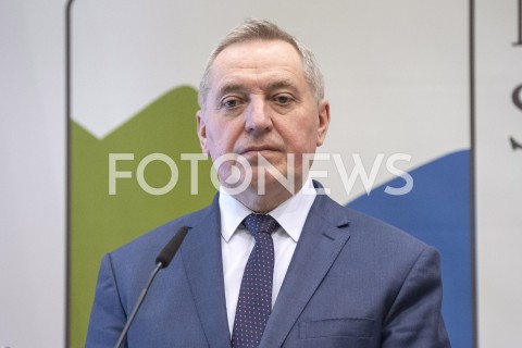 Konferencja prasowa w Ministerstwie Środowiska w Warszawie