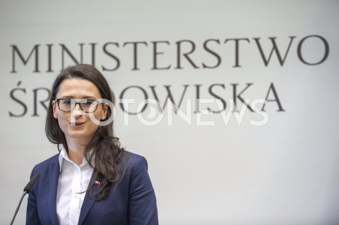  24.04.2019 WARSZAWA<br />
KONFERENCJA W MINISTERSTWIE SRODOWISKA<br />
PUSZCZA BIALOWIESKA<br />
N/Z MALGORZATA GOLINSKA<br />
 