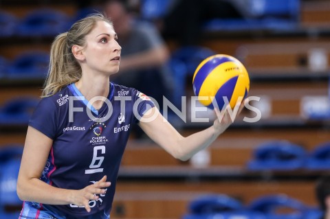  26.04.2019 RZESZOW <br />
SIATKOWKA LIGA SIATKOWKI KOBIET LSK 2018/2019 WOMEN VOLLEYBALL POLAND POLISH LEAGUE <br />
MECZ NR 2 O 3. MIEJSCE<br />
MECZ DEVELOPRES SKYRES RZESZOW - CHEMIK POLICE <br />
N/Z AGNIESZKA BEDNAREK SYLWETKA <br />
 