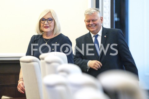  29.04.2019 WARSZAWA<br />
POSIEDZENIE RADY MINISTROW<br />
POSIEDZENIE RZADU<br />
N/Z MAREK SUSKI JOANNA KOPCINSKA<br />
 