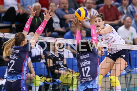  02.05.2019 RZESZOW <br />
SIATKOWKA LIGA SIATKOWKI KOBIET LSK 2018/2019 WOMEN VOLLEYBALL POLAND POLISH LEAGUE <br />
MECZ NR 4 O 3. MIEJSCE<br />
MECZ DEVELOPRES SKYRES RZESZOW - CHEMIK POLICE <br />
N/Z KATARZYNA ZAROSLINSKA KROL <br />
 