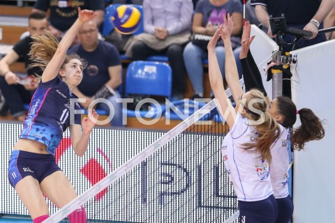  02.05.2019 RZESZOW <br />
SIATKOWKA LIGA SIATKOWKI KOBIET LSK 2018/2019 WOMEN VOLLEYBALL POLAND POLISH LEAGUE <br />
MECZ NR 4 O 3. MIEJSCE<br />
MECZ DEVELOPRES SKYRES RZESZOW - CHEMIK POLICE <br />
N/Z MARTYNA LUKASIK <br />
 