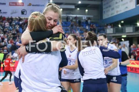  02.05.2019 RZESZOW <br />
SIATKOWKA LIGA SIATKOWKI KOBIET LSK 2018/2019 WOMEN VOLLEYBALL POLAND POLISH LEAGUE <br />
MECZ NR 4 O 3. MIEJSCE<br />
MECZ DEVELOPRES SKYRES RZESZOW - CHEMIK POLICE <br />
N/Z RADOSC WYGRANA ZWYCIESTWO EMOCJE BRAZOWY MEDAL AGATA SAWICKA <br />
 