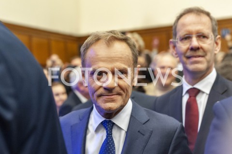  03.05.2019 WARSZAWA<br />
WYSTAPIENIE DONALDA TUSKA NA UNIWERSYTECIE WARSZAWSKIM<br />
N/Z DONALD TUSK MARCIN PALYS REKTOR UW<br />
 
