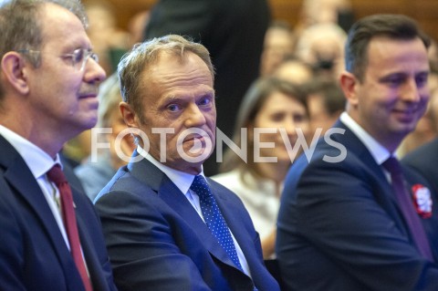  03.05.2019 WARSZAWA<br />
WYSTAPIENIE DONALDA TUSKA NA UNIWERSYTECIE WARSZAWSKIM<br />
N/Z DONALD TUSK MARCIN PALYS REKTOR UW WLADYSLAW KOSINIAK KAMYSZ<br />
 