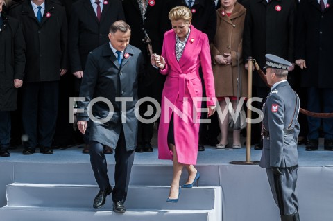  03.05.2019 WARSZAWA PLAC ZAMKOWY<br />
OBCHODY SWIETA NARODOWEGO 3 MAJA <br />
N/Z PREZYDENT ANDRZEJ DUDA AGATA KORNHAUSER DUDA<br />
 