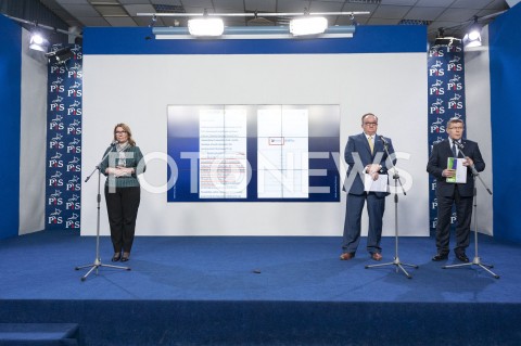  06.05.2019 WARSZAWA<br />
KONFERENCJA W SIEDZIBIE PIS<br />
N/Z JACEK SARYUSZ WOLSKI ZBIGNIEW KUZMIUK BEATA MAZUREK<br />
 