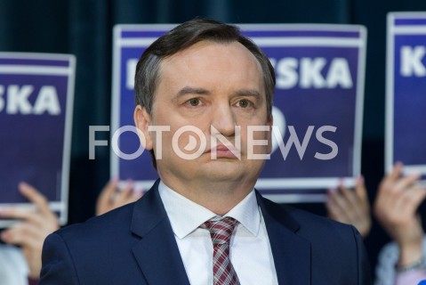  06.05.2019 RZESZOW <br />
KONFERENCJA PRASOWA MINISTRA SPRAWIEDLIWOSCI PROKURATORA GENERALNEGO ZBIGNIEWA ZIOBRO I WICEMARSZALEK WOJEWODZTWA MARII KUROWSKIEJ <br />
N/Z ZBIGNIEW ZIOBRO<br />
 