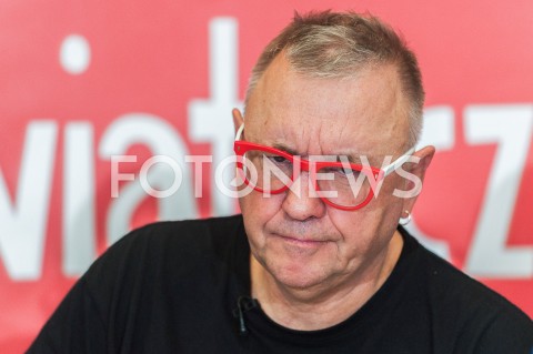  09.05.2019 WARSZAWA <br />
KONFERENCJA PRASOWA PODSUMOWUJACA 52 KONKURS OFERT WOSP NA ZAKUP SPRZETU MEDYCZNEGO<br />
N/Z JERZY OWSIAK<br />
 