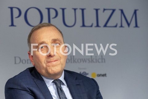  10.05.2019 WARSZAWA<br />
DEBATA JAK POKONAC POPULIZM TEORIA I PRAKTYKA<br />
N/Z GRZEGORZ SCHETYNA<br />
 