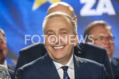  26.05.2019 WARSZAWA<br />
WIECZOR WYBORCZY KOALICJI EUROPEJSKIEJ<br />
N/Z GRZEGORZ SCHETYNA<br />
 