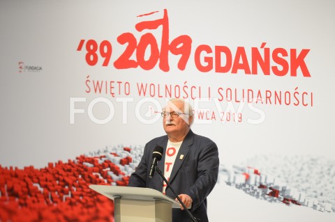  04.06.2019 GDANSK<br />
SWIETO WOLNOSCI I SOLIDARNOSCI W GDANSKU<br />
N/Z LECH WALESA<br />
 