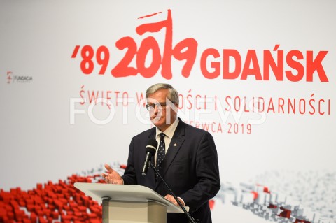  04.06.2019 GDANSK<br />
SWIETO WOLNOSCI I SOLIDARNOSCI W GDANSKU<br />
N/Z BRONISLAW KOMOROWSKI<br />
 