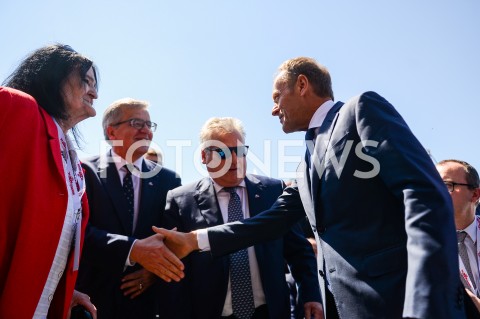  04.06.2019 GDANSK<br />
SWIETO WOLNOSCI I SOLIDARNOSCI W GDANSKU<br />
N/Z BRONISLAW KOMOROWSKI ALEKSANDER KWASNIEWSKI DONALD TUSK<br />
 