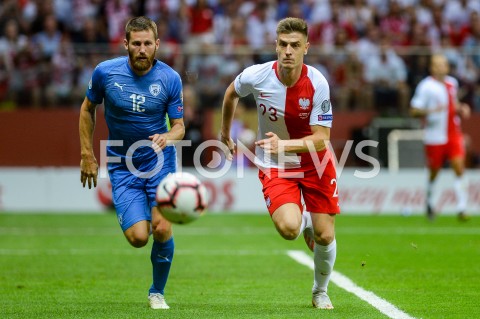  10.06.2019 - WARSZAWA<br />
PILKA NOZNA - KWALIFIKACJE UEFA EURO 2020<br />
FOOTBALL UEFA EURO 2020 QUALIFIERS<br />
MECZ POLSKA (POLAND) - IZRAEL (ISRAEL)<br />
N/Z SHERAN YEINI KRZYSZTOF PIATEK<br />
 