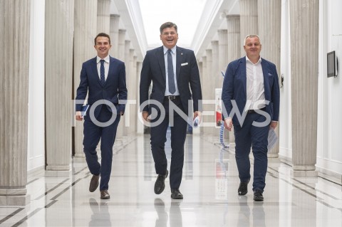  13.06.2019 WARSZAWA SEJM<br />
POSIEDZENIE SEJMU<br />
N/Z PAWEL PUDLOWSKI ADAM SZLAPKA MIROSLAW PAMPUCH<br />
 