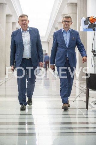  13.06.2019 WARSZAWA SEJM<br />
POSIEDZENIE SEJMU<br />
N/Z PAWEL BEJDA KRYSTIAN JARUBAS<br />
 