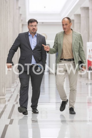  13.06.2019 WARSZAWA SEJM<br />
POSIEDZENIE SEJMU<br />
N/Z PAWEL KUKIZ STANISLAW TYSZKA<br />
 