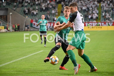  18.07.2019 WARSZAWA<br />
1. RUNDA ELIMINACYJNA LIGI EUROPY 2019/20<br />
LEGIA WARSZAWA - EUROPA FC<br />
N/Z ARVYDAS NOVIKOVAS JAYCE OLIVIERO<br />
 