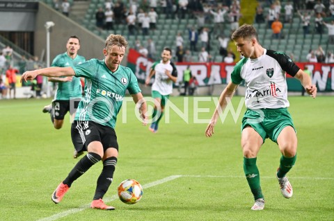  18.07.2019 WARSZAWA<br />
1. RUNDA ELIMINACYJNA LIGI EUROPY 2019/20<br />
LEGIA WARSZAWA - EUROPA FC<br />
N/Z ARVYDAS NOVIKOVAS JAYCE OLIVIERO<br />
 